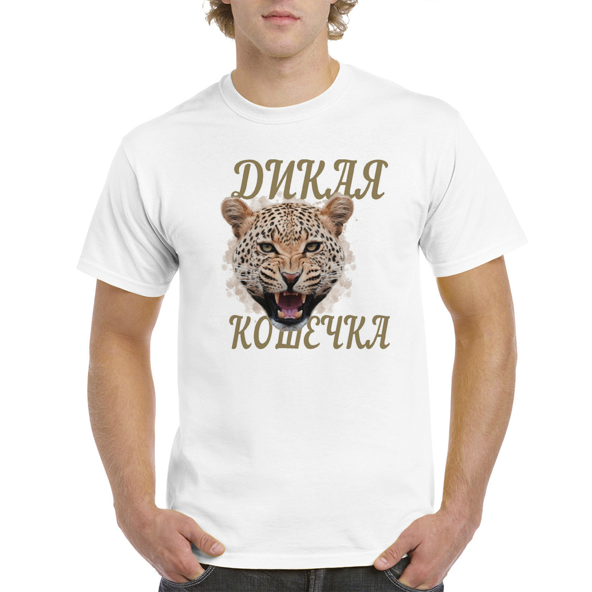 

Футболка женская CoolPodarok M0113601 белая 60 RU, Белый, M0113601