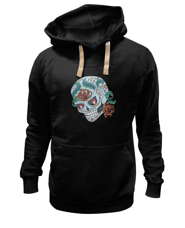 

Худи унисекс Printio Skull черное S, Черный, Skull