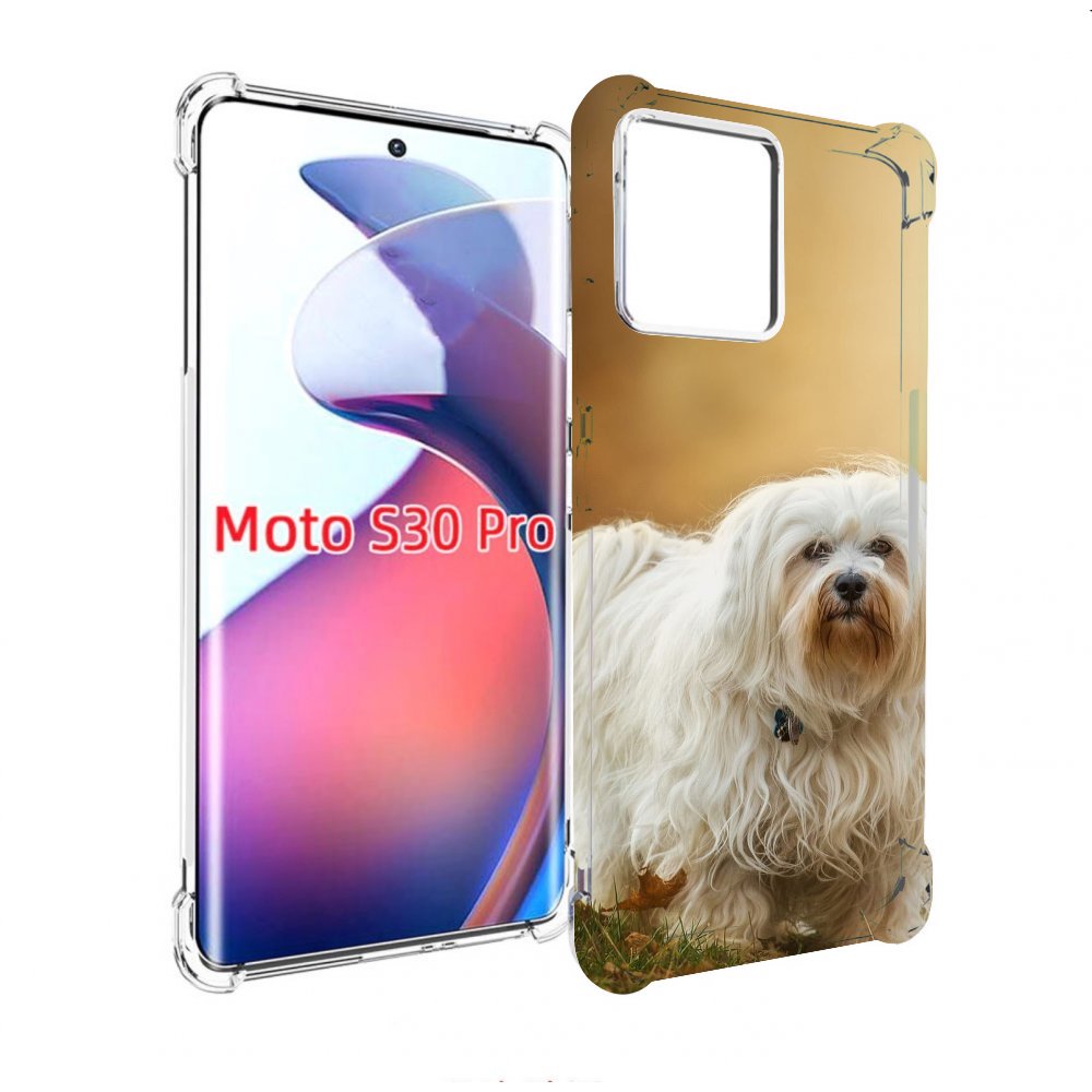 

Чехол MyPads гаванскии бишон для Motorola Moto S30 Pro, Прозрачный, Tocco