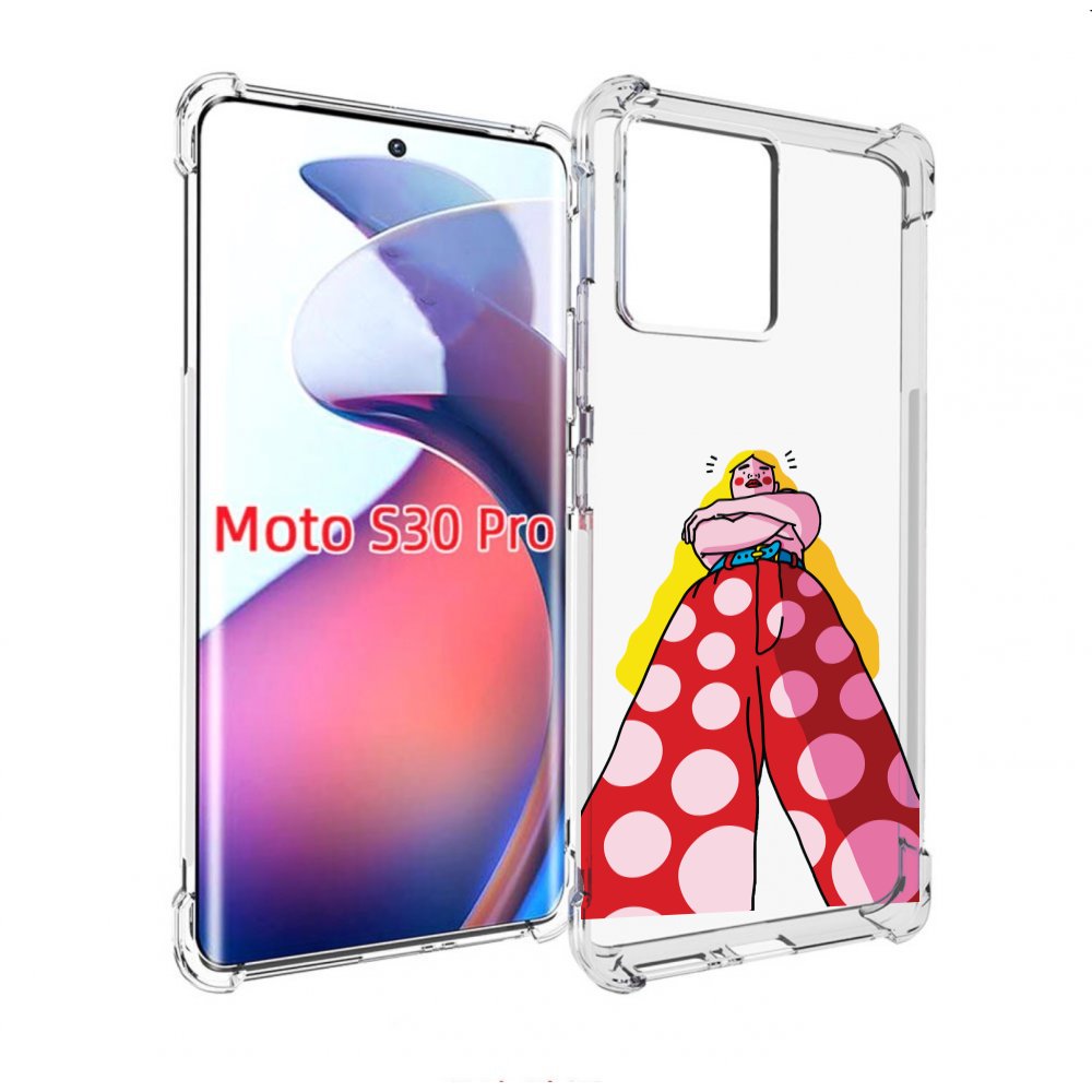 

Чехол MyPads высокая-девушка для Motorola Moto S30 Pro, Прозрачный, Tocco