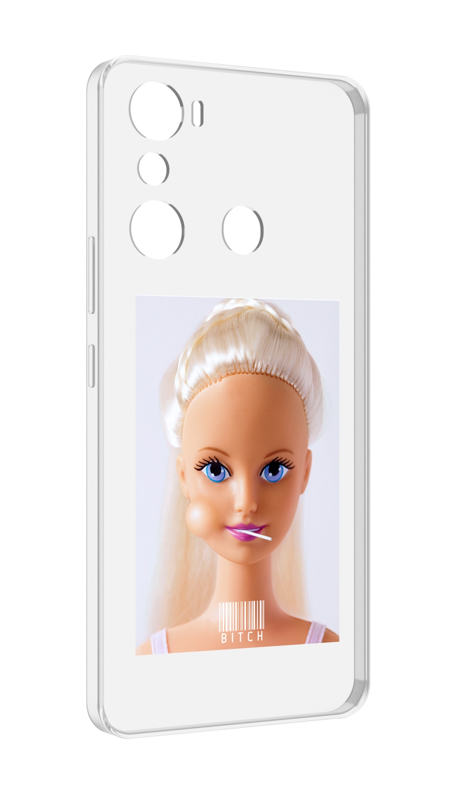 

Чехол MyPads барби для Infinix Hot 20i, Прозрачный, Tocco