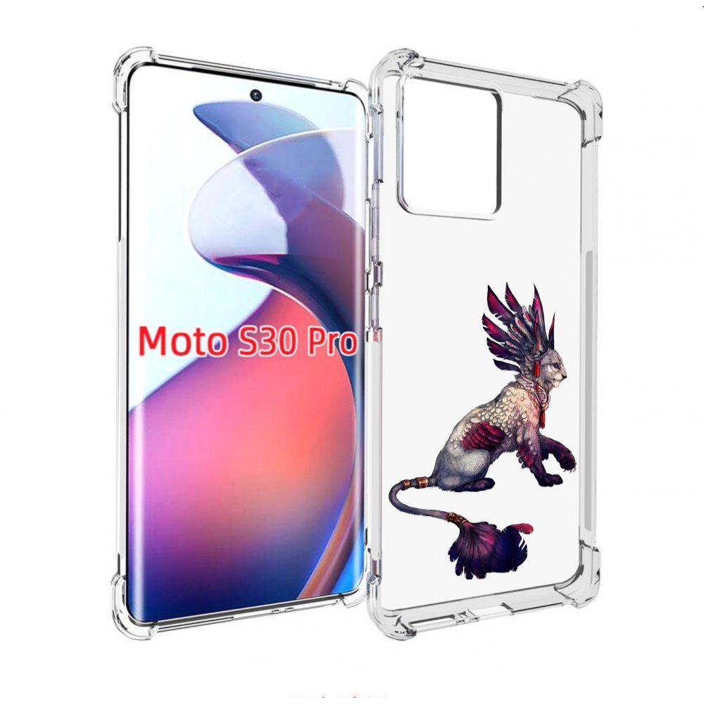 

Чехол MyPads волшебная-пума для Motorola Moto S30 Pro, Прозрачный, Tocco