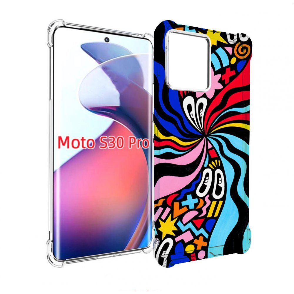 

Чехол MyPads волнистая-абстракция для Motorola Moto S30 Pro, Прозрачный, Tocco