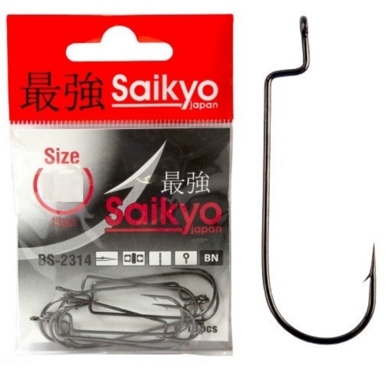 Крючки Saikyo BS-2314 BN №5/0 ( 1 упк. по 10шт.)