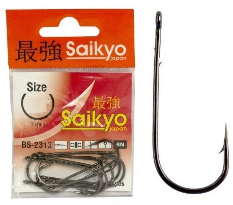 Крючки Saikyo BS-2313 BN №3/0 ( 1 упк. по 10шт.)