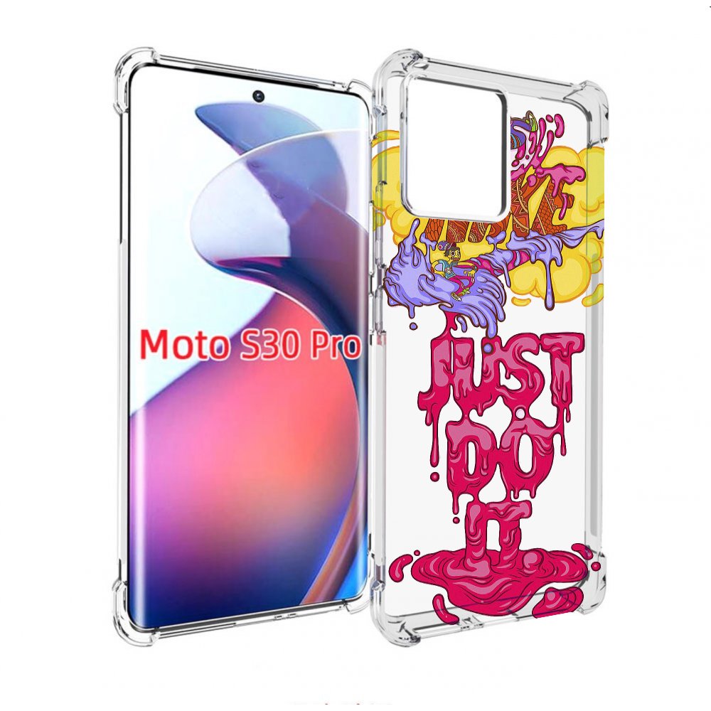 

Чехол MyPads вкусный найк для Motorola Moto S30 Pro, Прозрачный, Tocco