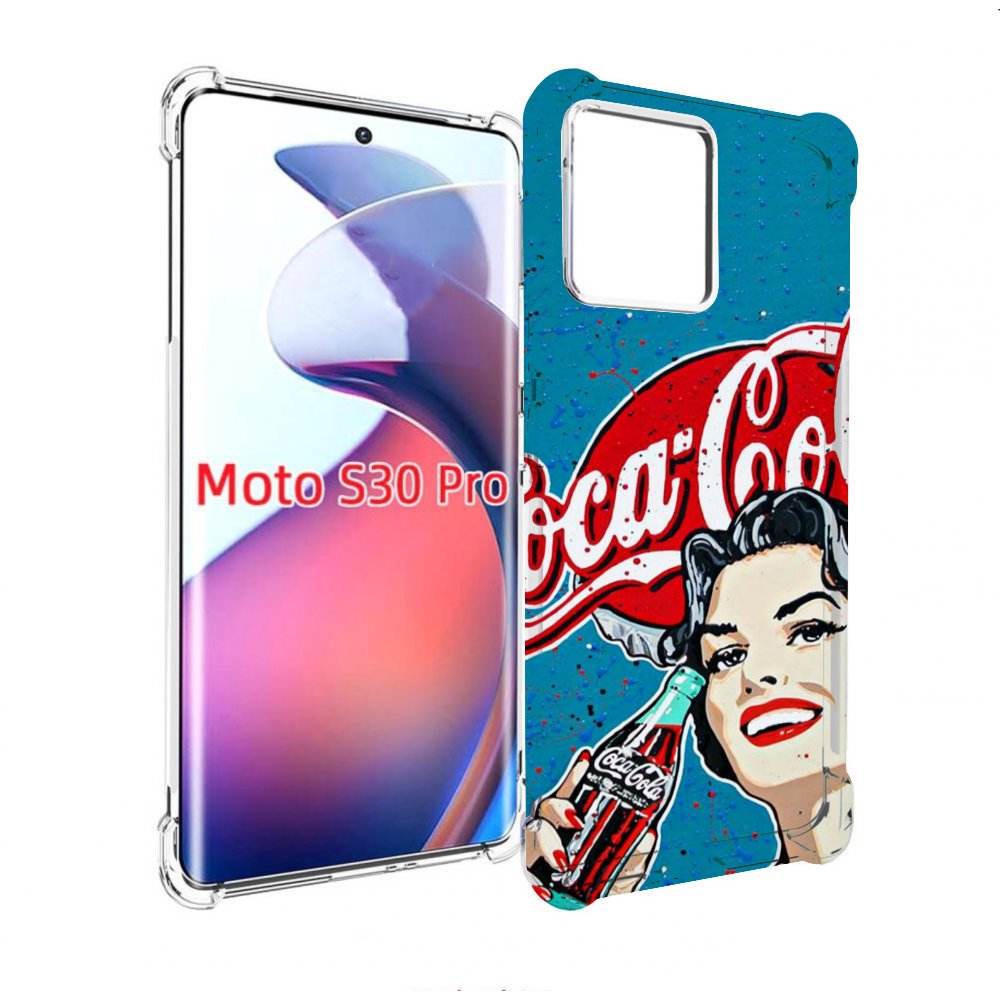

Чехол MyPads вкусная кола картинка для Motorola Moto S30 Pro, Прозрачный, Tocco