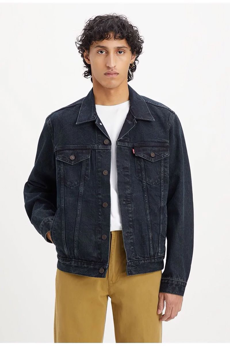 

Джинсовая куртка мужская Levi's 77384I-0002 синяя XL, Синий, 77384I-0002