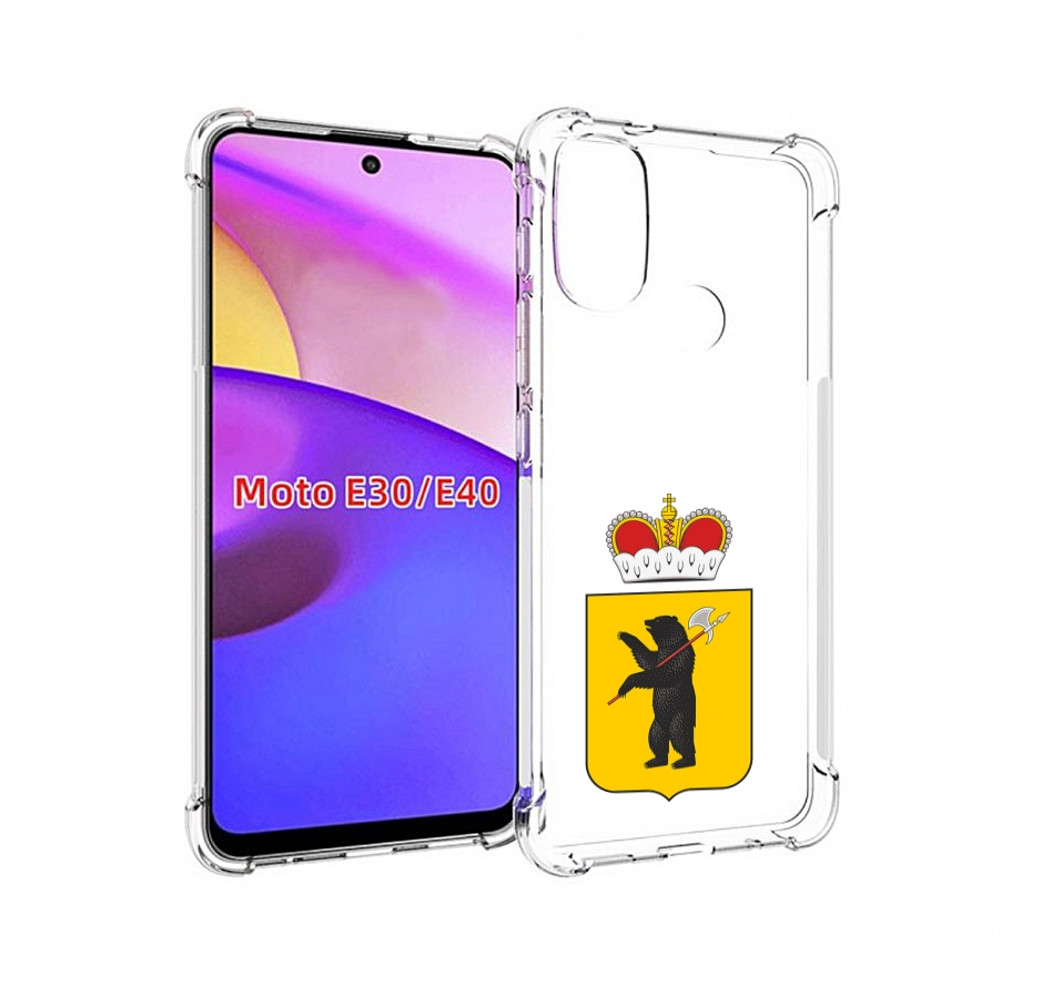 

Чехол бампер MyPads герб-ярославская-область для Motorola Moto E, Прозрачный, Tocco