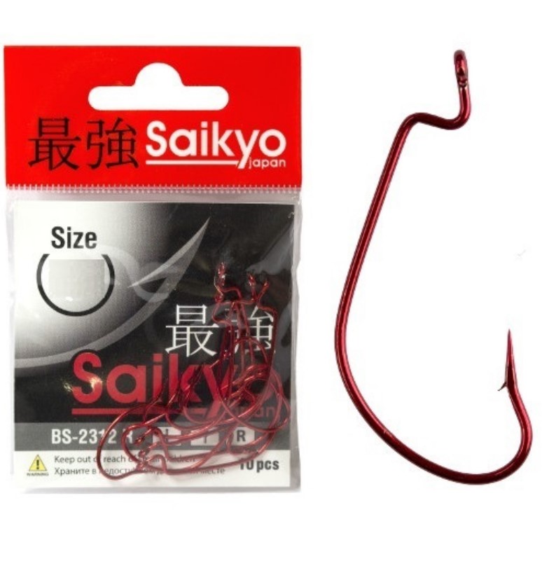 Крючки Saikyo BS-2312 R №2/0 ( 1 упк. по 10шт.)