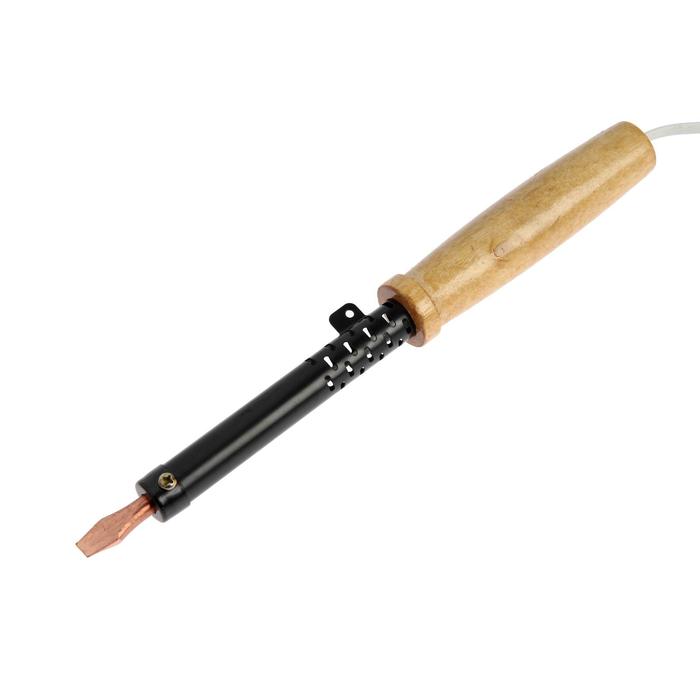 

Паяльник REXANT ПД 12-0280, 220 В, 80 Вт, деревянная рукоятка, ЭПСН, 520 °С