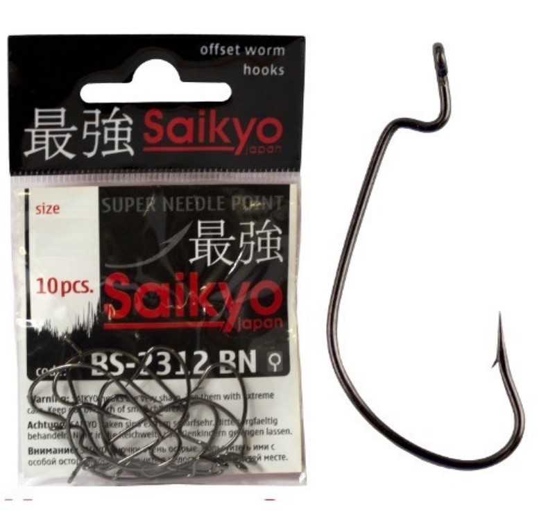 Крючки Saikyo BS-2312 BN №4/0 ( 1 упк. по 10шт.)