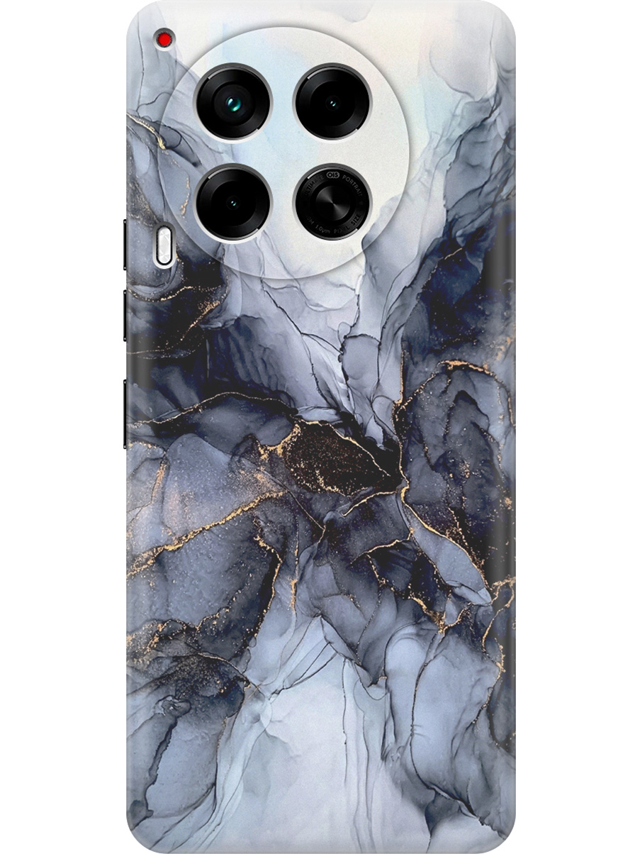 

Силиконовый чехол на Tecno Camon 30 4g / 30 5g с принтом "Черно-белый мрамор", Прозрачный;белый;черный, 782632431