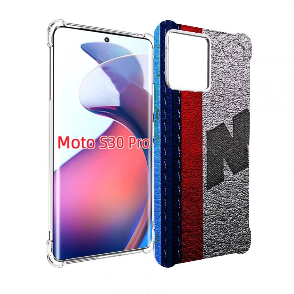 

Чехол MyPads бмв М мужской для Motorola Moto S30 Pro, Прозрачный, Tocco