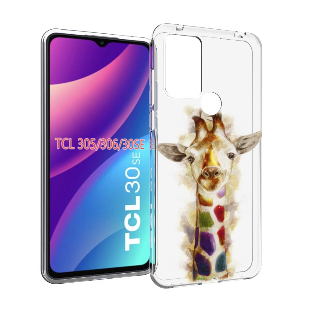 

Чехол MyPads Красочный жираф для TCL 30SE/305/306/30E, Tocco