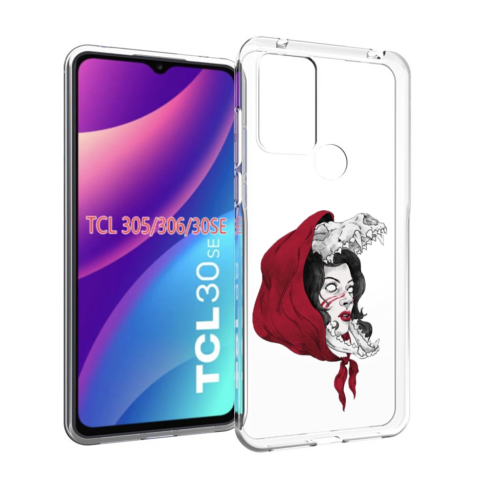 

Чехол MyPads Красная шапочка и волк женский для TCL 30SE / TCL 305 / TCL 306 / TCL 30E, Tocco