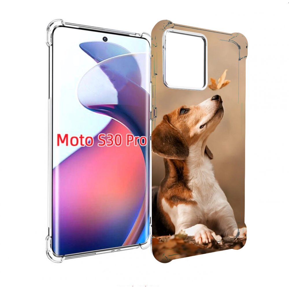 

Чехол MyPads бигль-собака для Motorola Moto S30 Pro, Прозрачный, Tocco