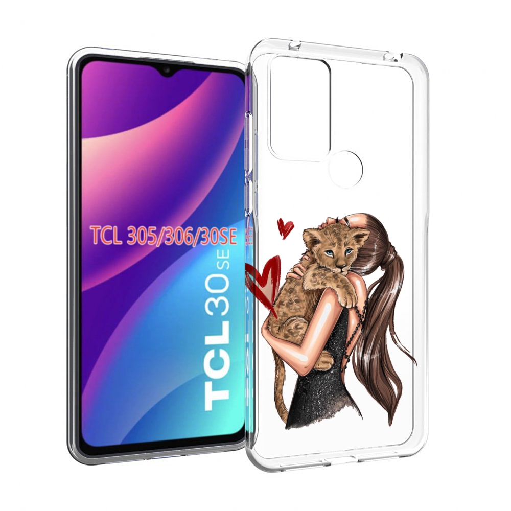

Чехол MyPads Кошачья-любовь для TCL 30SE/305/306/30E, Tocco