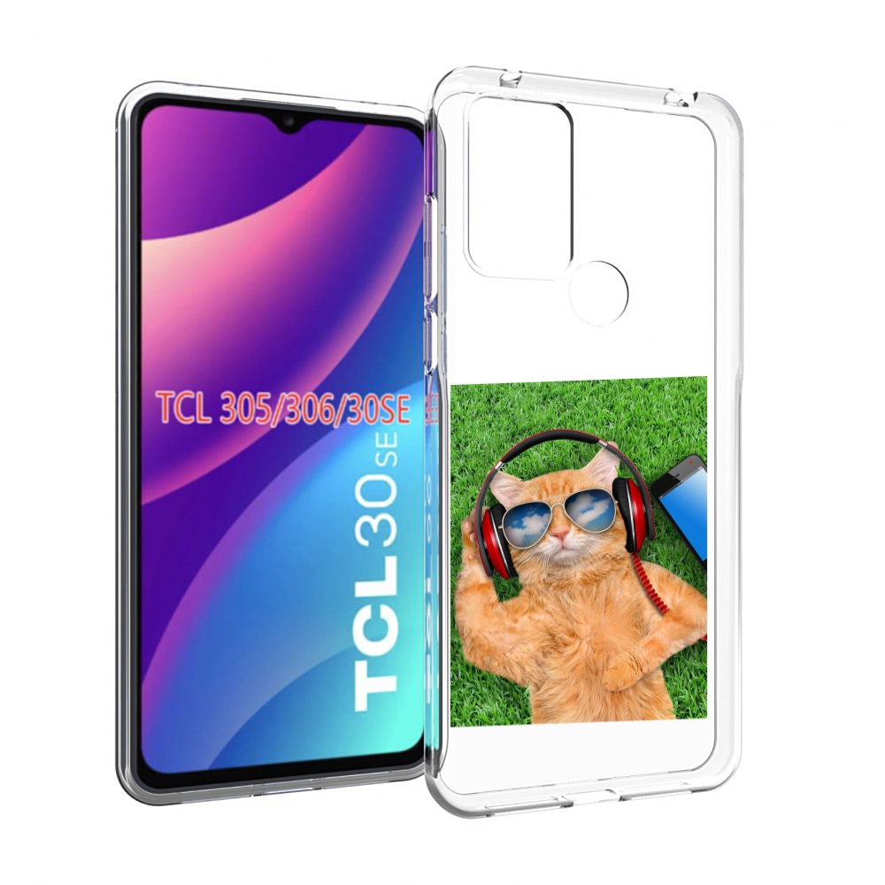 

Чехол MyPads Кот-кайфарик для TCL 30SE / TCL 305 / TCL 306 / TCL 30E, Tocco