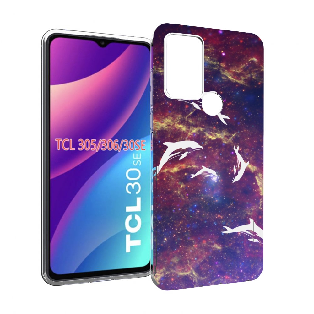 

Чехол MyPads Космические-дельфины для TCL 30SE/305/306/30E, Tocco