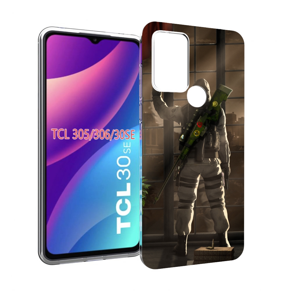 

Чехол MyPads Контр-Страйк-в-дыму для TCL 30SE/305/306/30E, Tocco