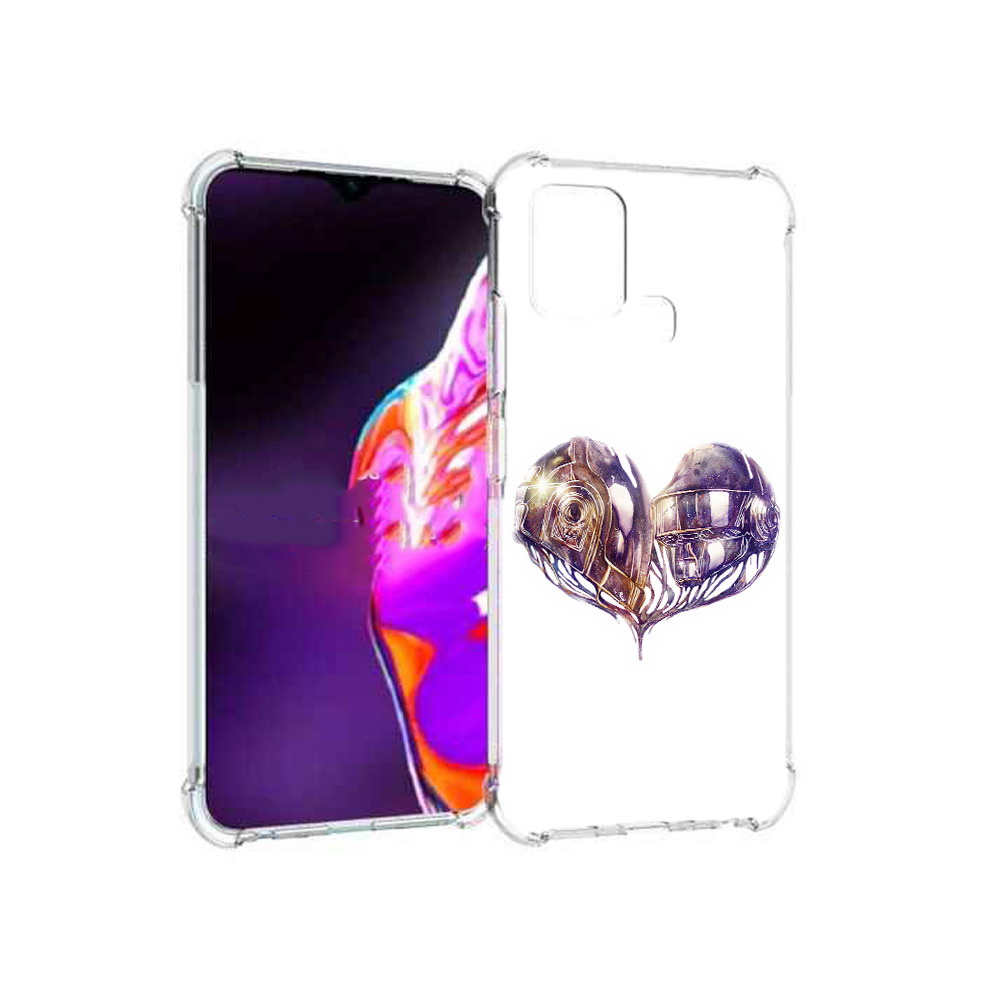 

Чехол MyPads Tocco для Infinix Hot 10s сердце абстракция, Прозрачный, Tocco