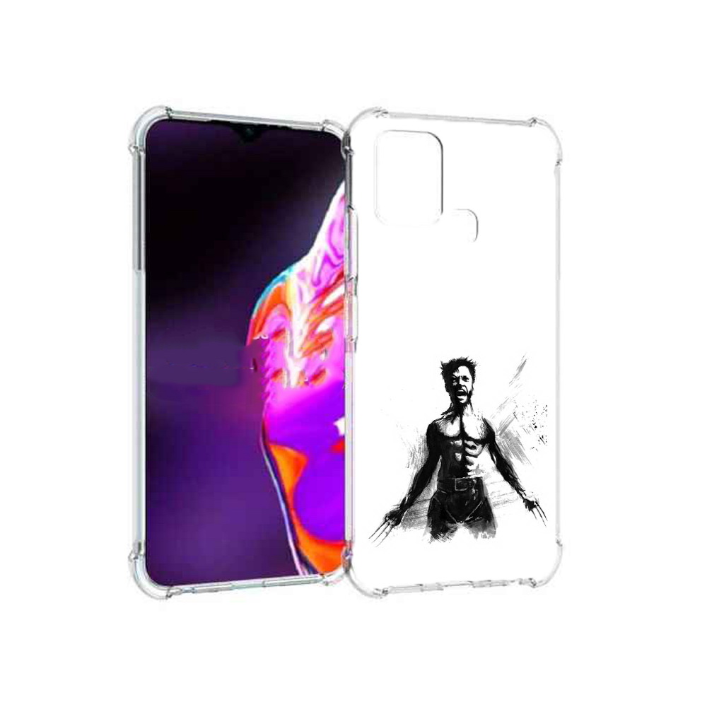 

Чехол MyPads Tocco для Infinix Hot 10s росомаха, Прозрачный, Tocco