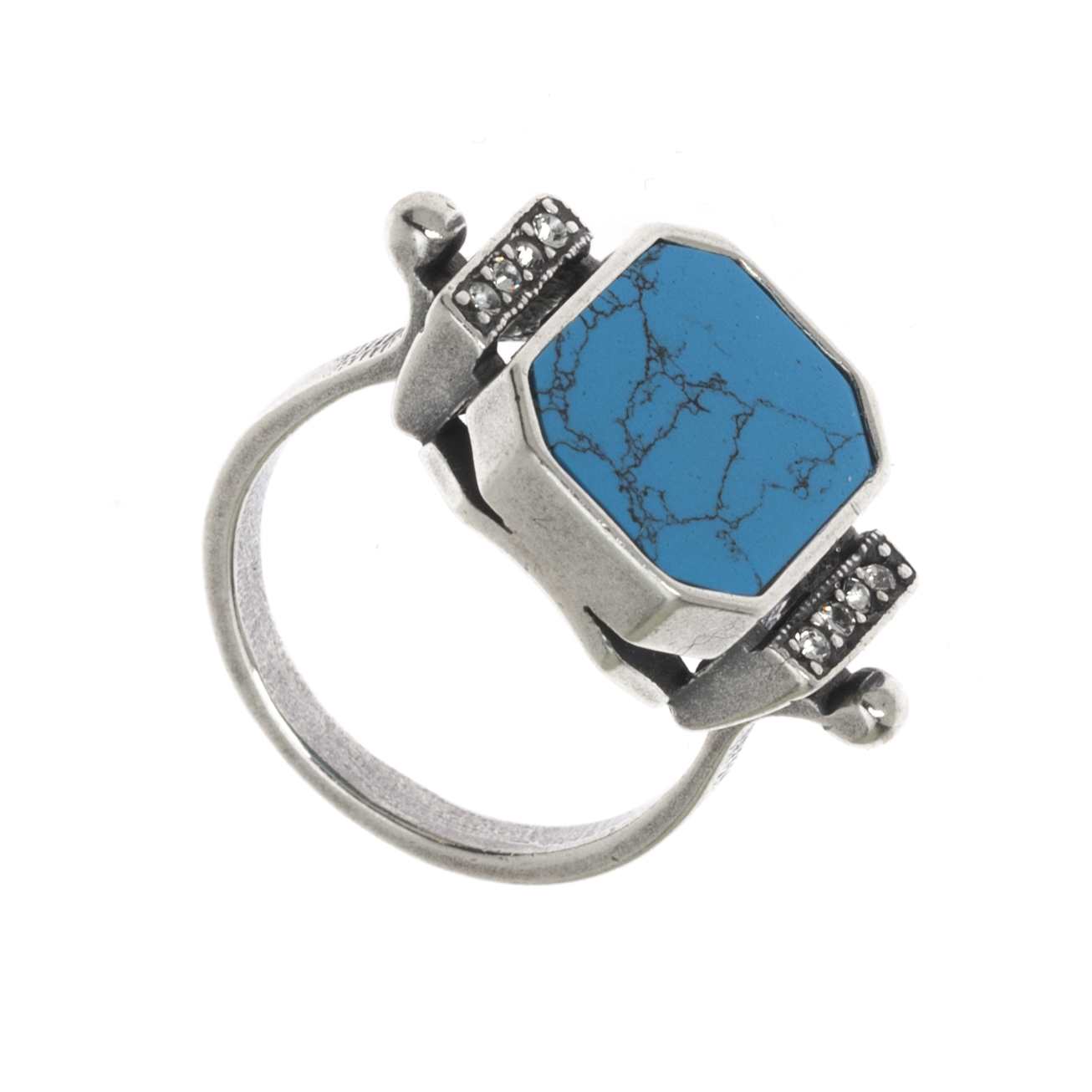 

Кольцо р  Jenavi d49630b0 бирюза, d49630b0