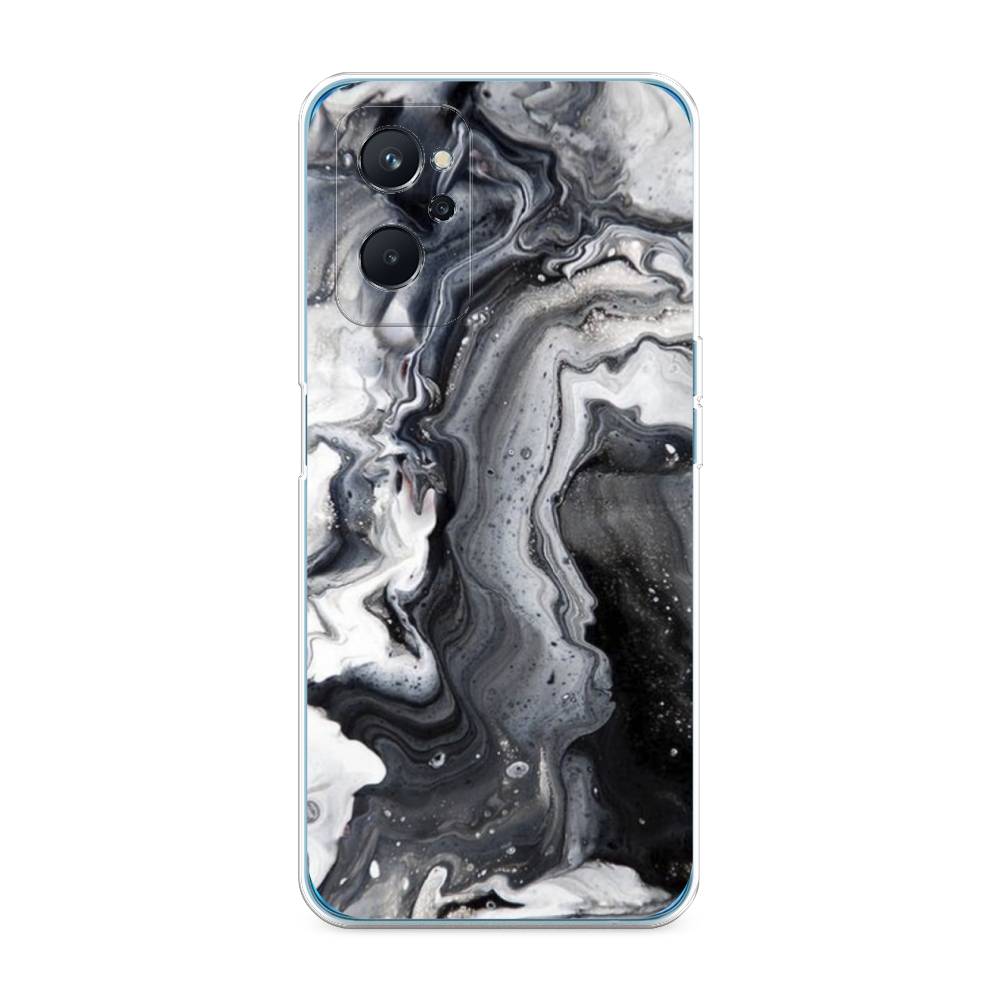 

Чехол Awog на Realme 9i/Oppo A96 4G "Бело-черные сложные полосы", Разноцветный, 258050-3