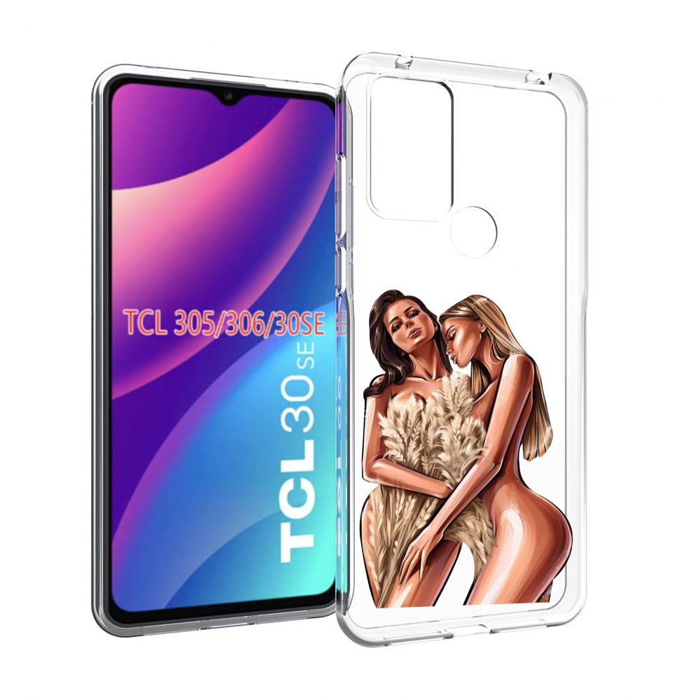 

Чехол MyPads Иллюстрированные-девушки женский для TCL 30SE/305/306/30E, Tocco