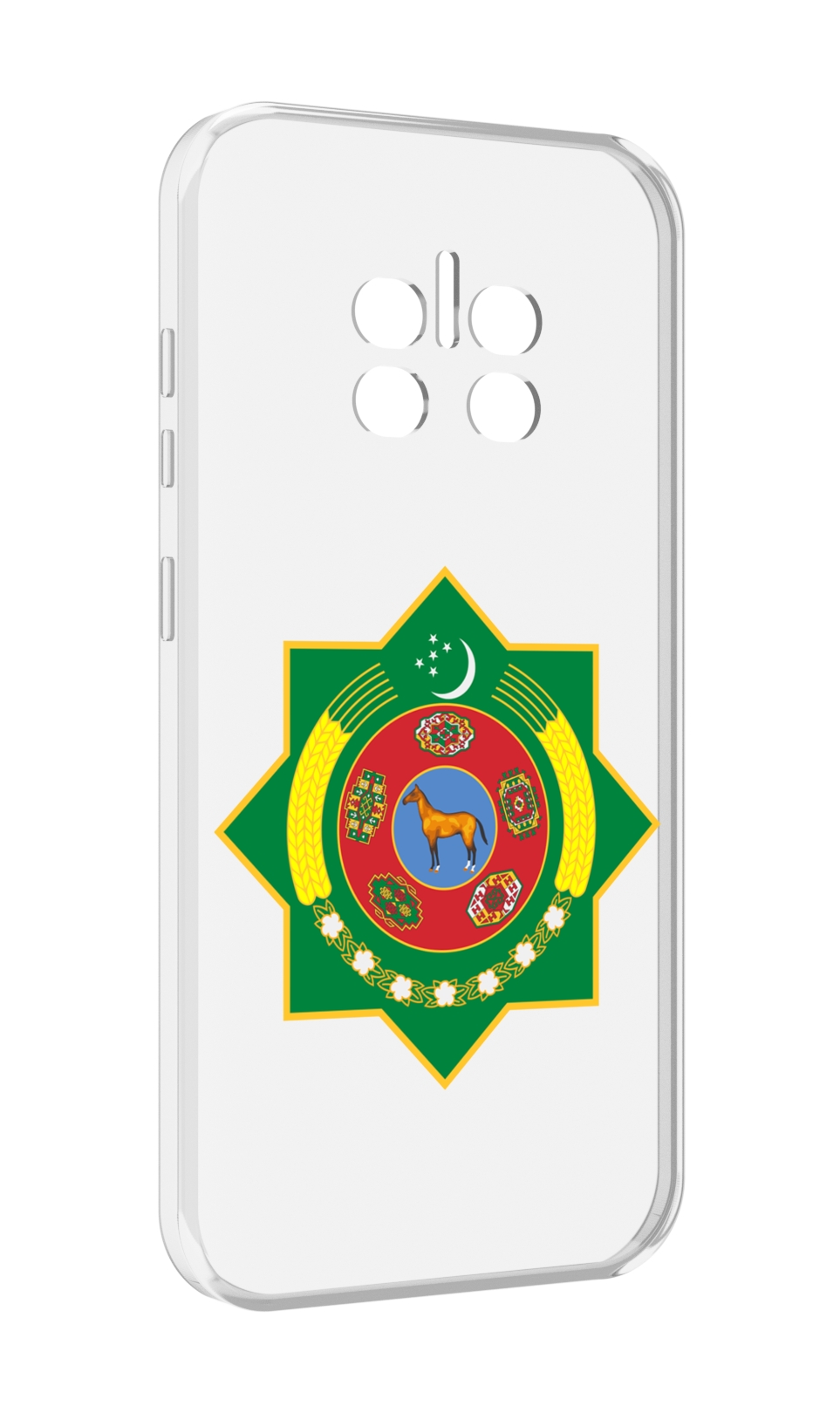 

Чехол MyPads герб-туркменистан для Doogee V11, Прозрачный, Tocco