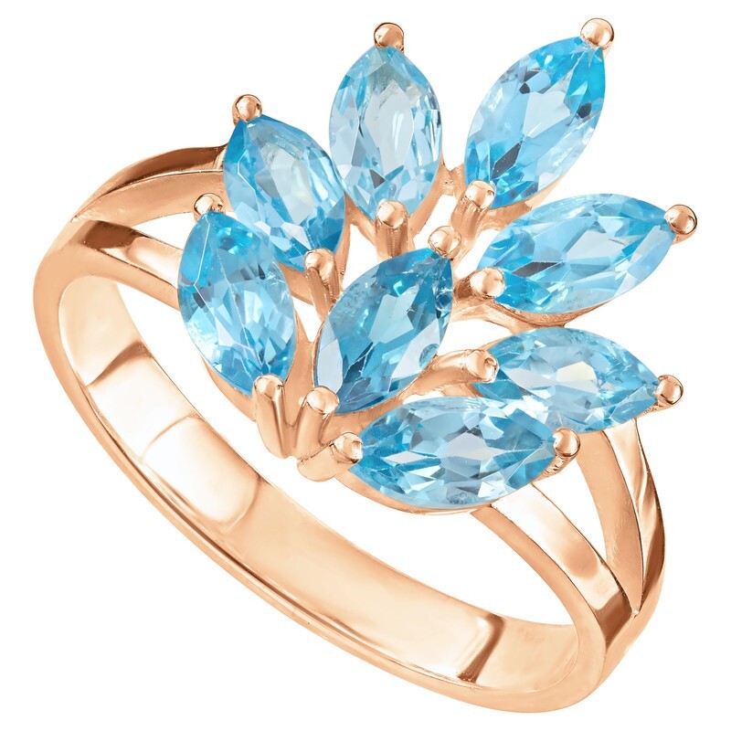 

Кольцо из серебра с топазом р. LAZURIT-ONLINE 846902, 846902