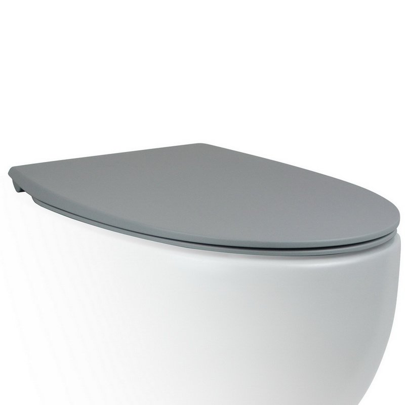 

Крышка-сиденье AeT Dot 2.0 C555R116 c микролифтом, серая матовая