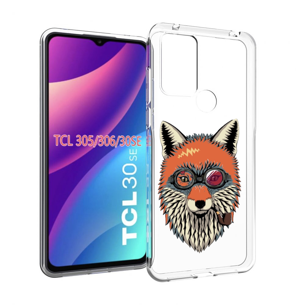 

Чехол MyPads Деловой лис для TCL 30SE/305/306/30E, Tocco