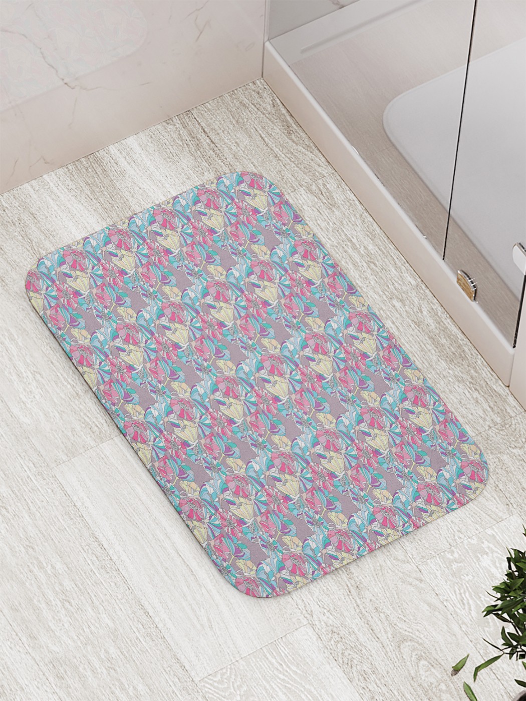 

Коврик противоскользящий для ванной, сауны, бассейна, 77х52 см bath_65204 JoyArty