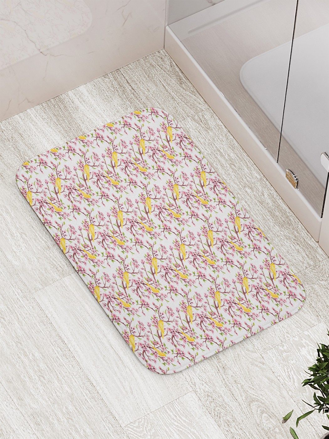 

Коврик противоскользящий для ванной, сауны, бассейна, 77х52 см bath_65200 JoyArty