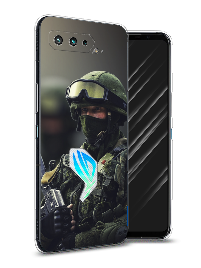 

Чехол Awog на Asus ROG Phone 5S "Солдат", Зеленый;серый, 44550-5