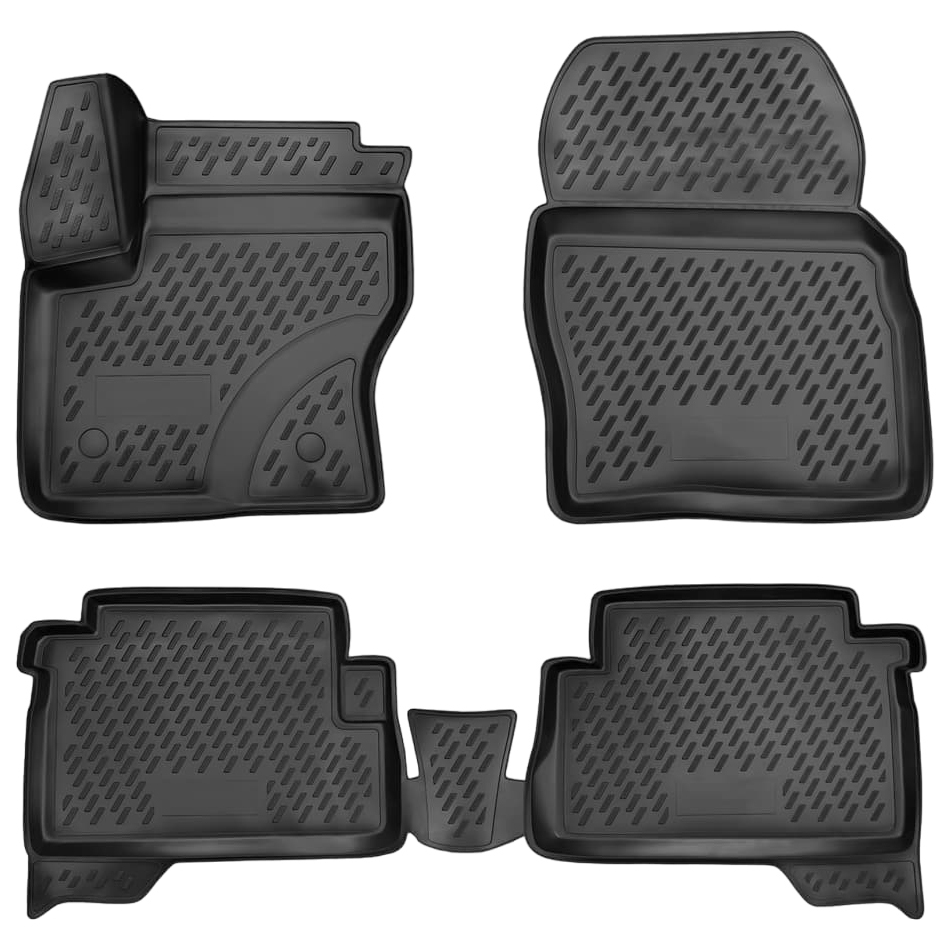 

Коврики 3D в салон FORD Kuga, 2013-2016, 2017-, 4 шт. ПУ, повышенная износостойкость