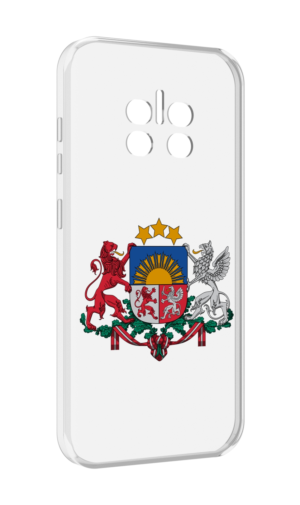 

Чехол MyPads герб-латвии для Doogee V11, Прозрачный, Tocco
