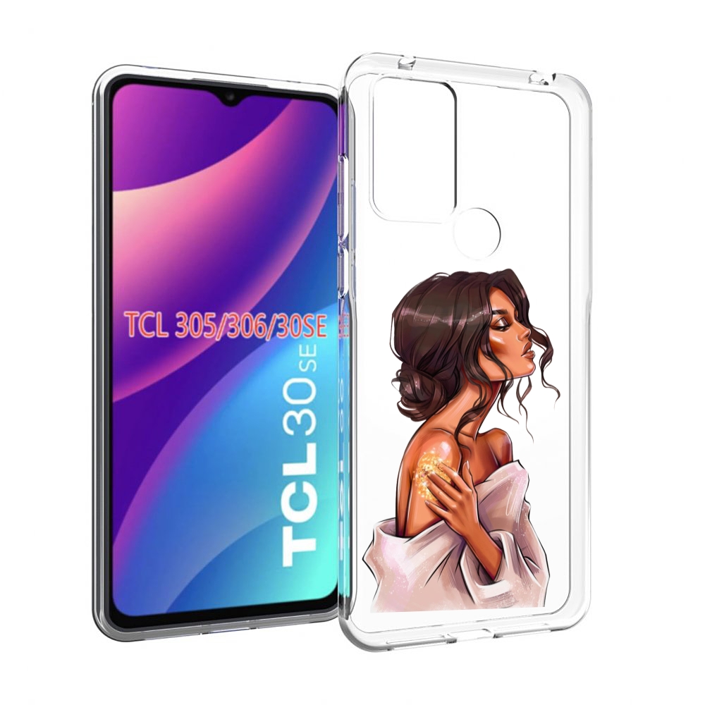 

Чехол MyPads Девушка-нежная женский для TCL 30SE/305/306/30E, Tocco