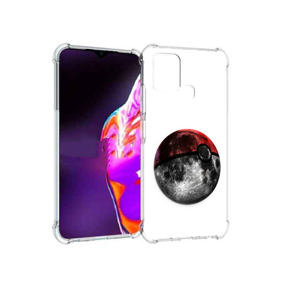 

Чехол MyPads Tocco для Infinix Hot 10s планета покебол, Прозрачный, Tocco