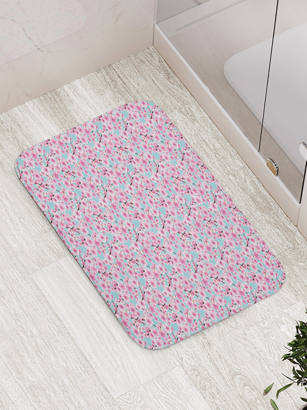 

Коврик противоскользящий для ванной, сауны, бассейна, 77х52 см bath_65190 JoyArty