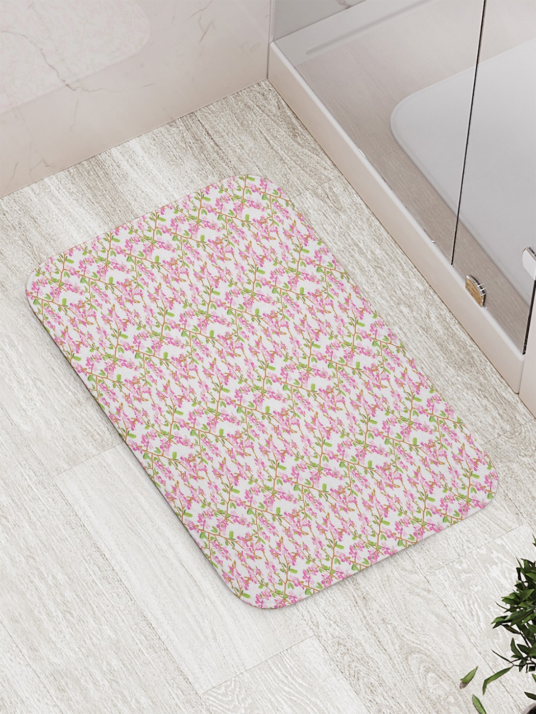 

Коврик противоскользящий для ванной, сауны, бассейна, 77х52 см bath_65187 JoyArty