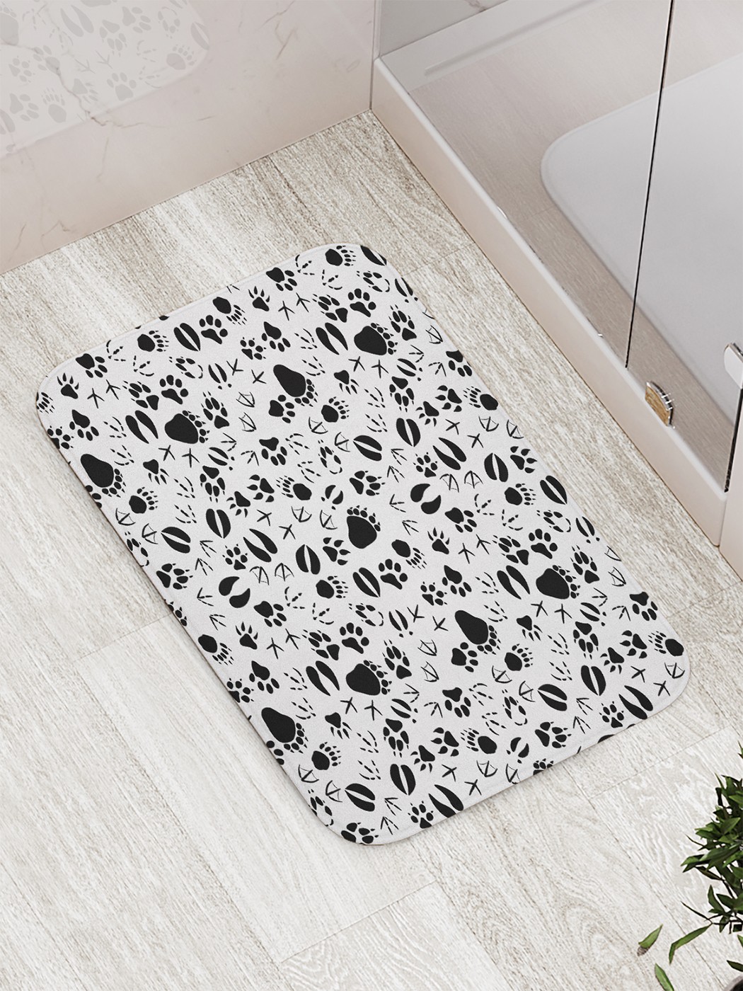 

Коврик противоскользящий для ванной, сауны, бассейна, 77х52 см bath_65171 JoyArty