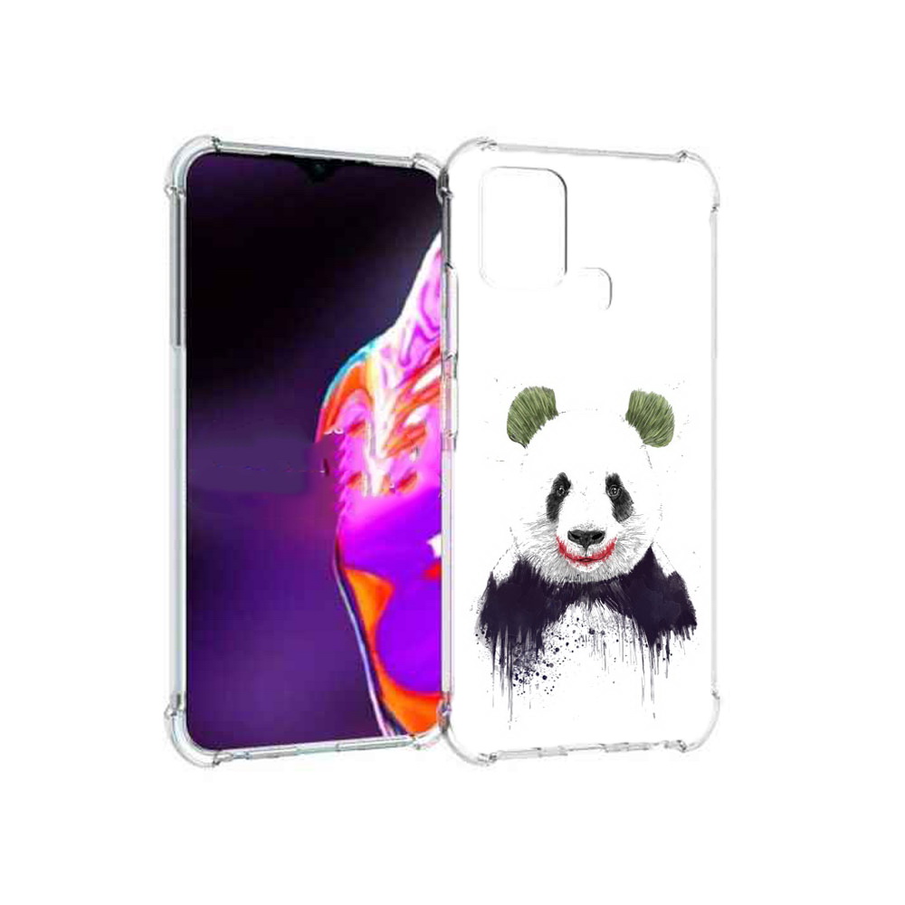

Чехол MyPads Tocco для Infinix Hot 10s панда джокер, Прозрачный, Tocco