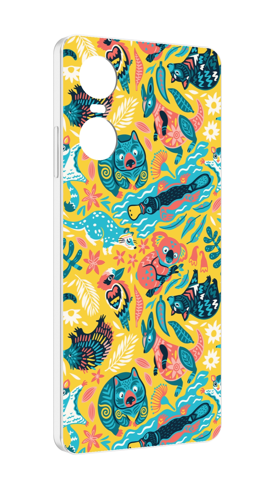

Чехол Mypads Seamless-Pattern Для Tecno Pop 6 Pro, Прозрачный, Tocco
