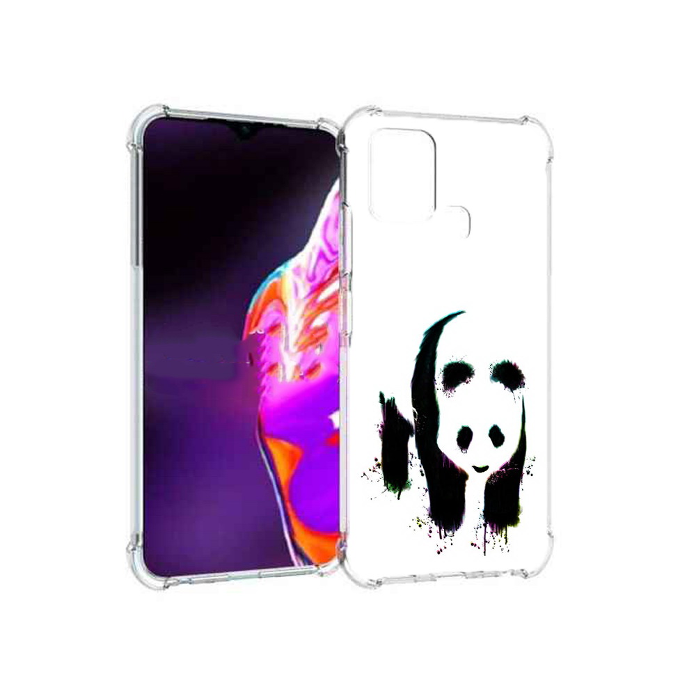 

Чехол MyPads Tocco для Infinix Hot 10s панда в акварели, Прозрачный, Tocco