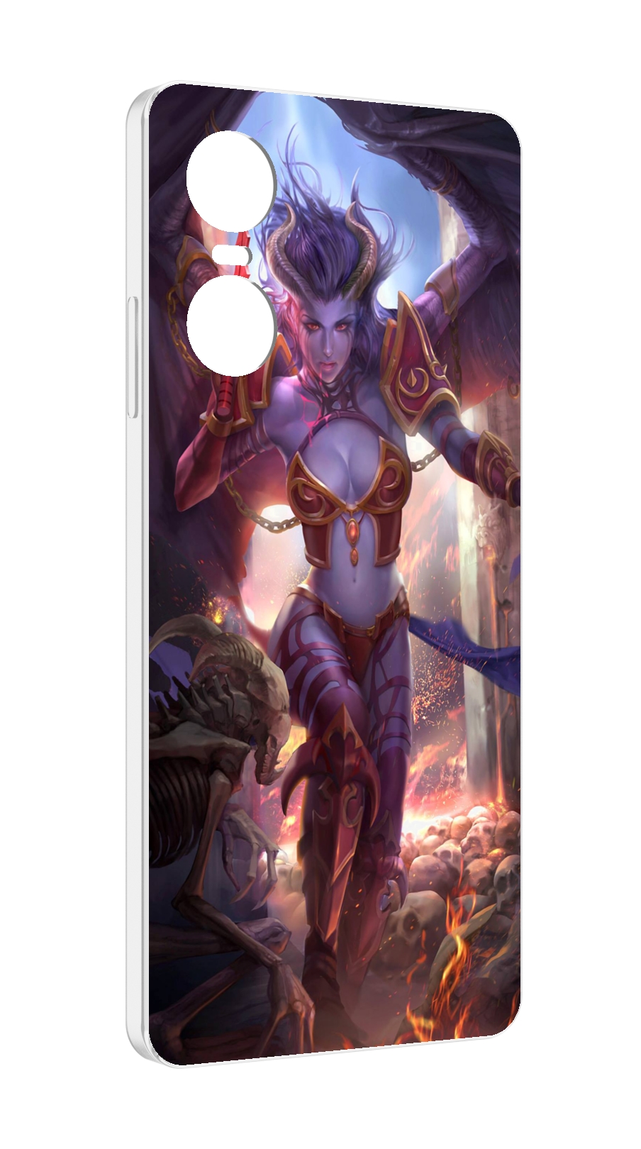 

Чехол Mypads Queen Of Pain Dota 2 Для Tecno Pop 6 Pro, Прозрачный, Tocco