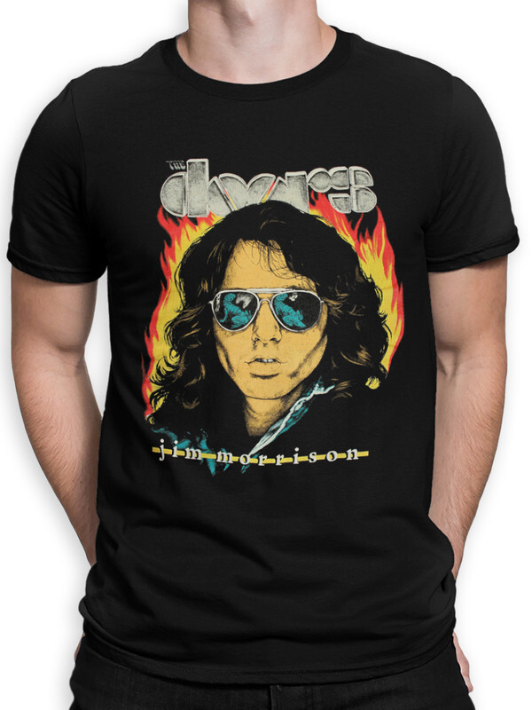 

Футболка мужская DreamShirts Studio The Doors - Джим Моррисон DOR-559140-2 черная L, Черный, The Doors - Джим Моррисон DOR-559140-2