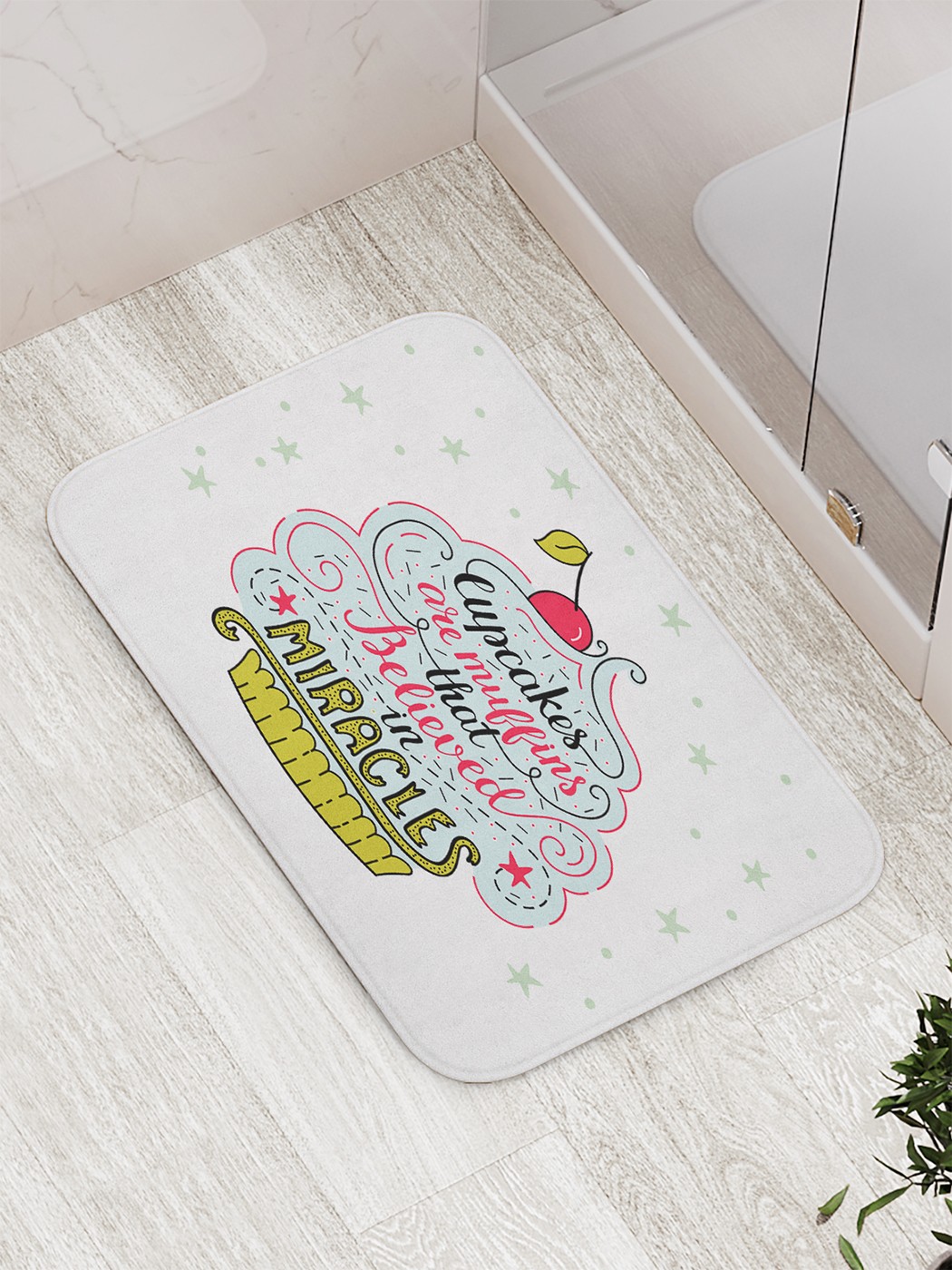 

Коврик противоскользящий для ванной, сауны, бассейна, 77х52 см bath_65143 JoyArty